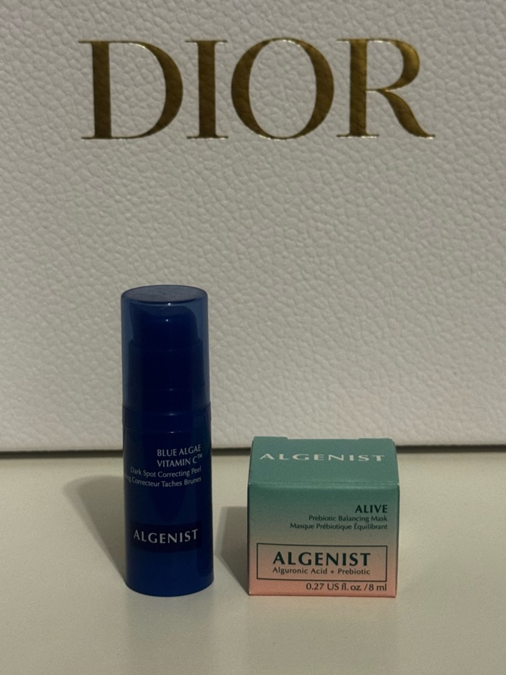 NEW Algenist bundle. ALIVE  probiotic balancing mask & blue algae vitamin c